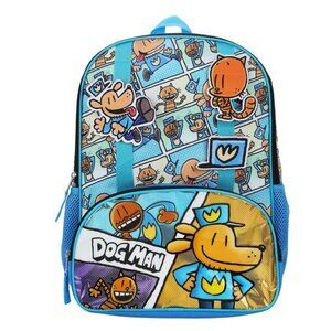 Dog Man Print Backpack for Kids